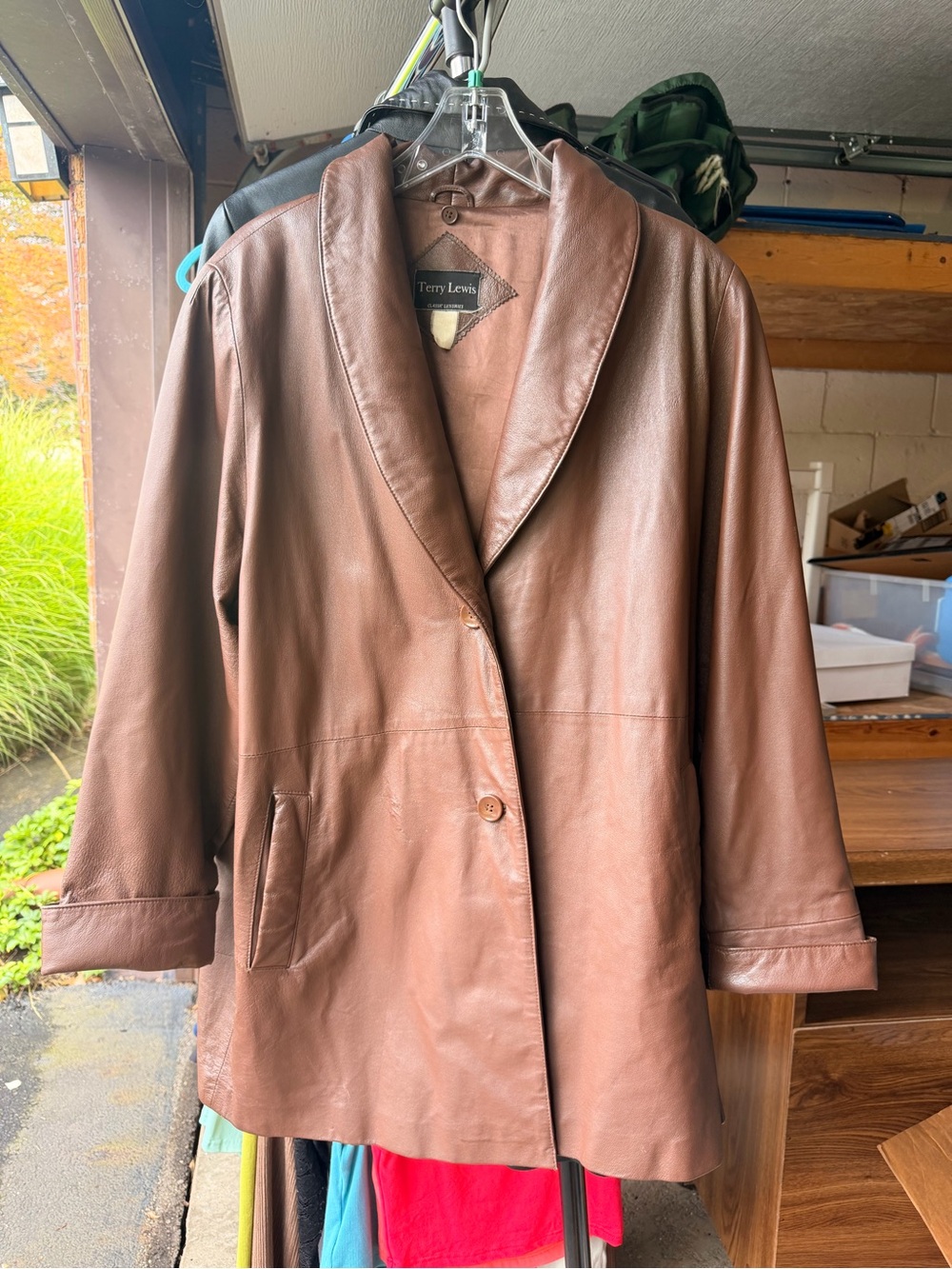 Terry Lewis Classic Luxuries Brown Leather Jacket